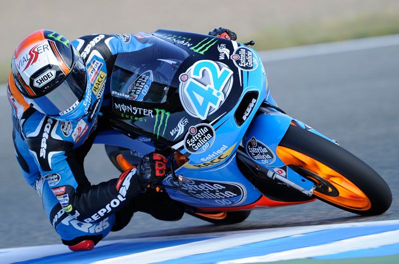 Alex Rins, primero en los entrenamientos de Moto3 en Francia