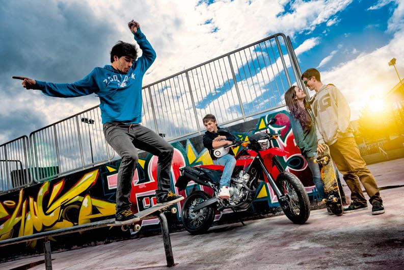 Honda CRF 250 M. Prueba