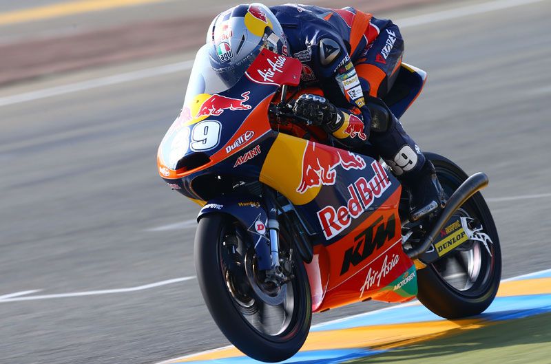 Luis Salom termina el día con el mejor tiempo de Moto3 en Mugello