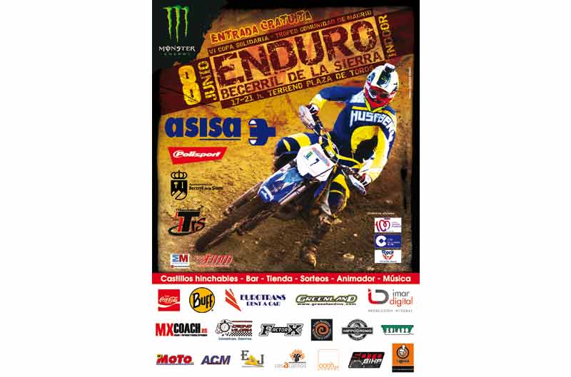 La Copa Solidaria de Enduro Indoor llega a Becerril