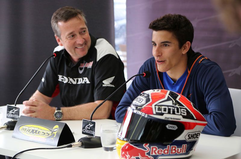 Marc Márquez y Freddie Spencer: el encuentro