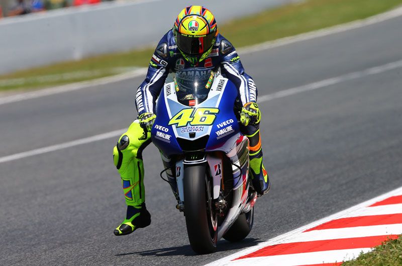 Valentino Rossi vuelve a estar primero en seco