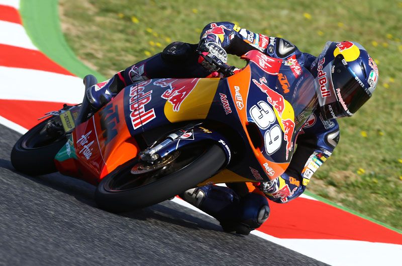 Luis Salom saldrá primero en Moto3 en el GP de Cataluña