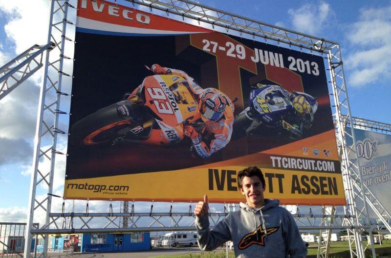 Márquez y Rossi el reclamo de Assen