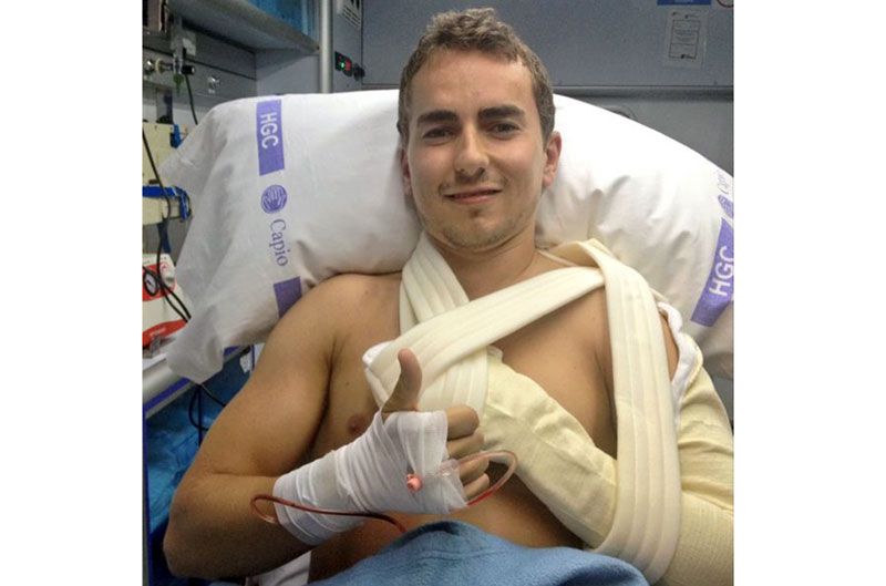 Lorenzo ya ha sido operado en Barcelona