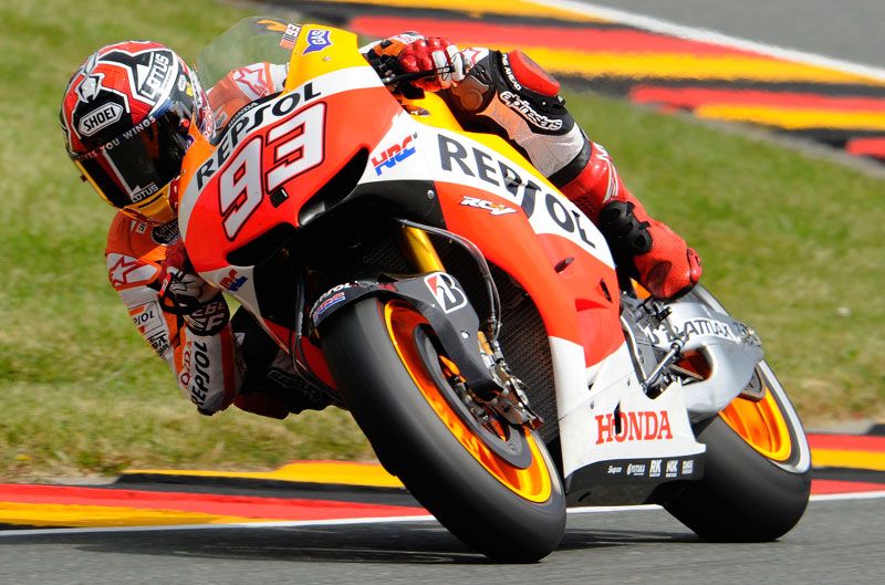 Marc Márquez, con todo favor en Sachsenring tras el FP3