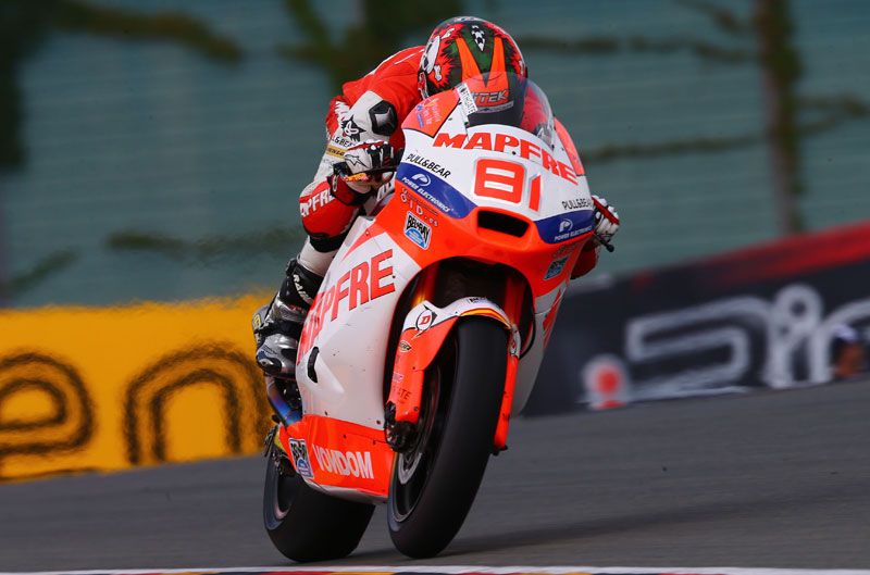 Jordi Torres, el más rápido de Moto2 en los últimos libres