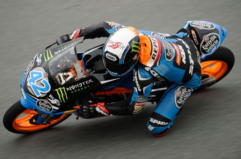 Alex Rins, Luis Salom y Miguel Oliveira, primera línea de Moto3 en Alemania