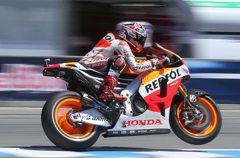 Marc Márquez, de nuevo el más rápido en Laguna Seca