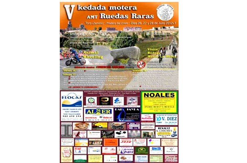 V Kedada Ruedas Raras Concentración Motera en Toro (Zamora)