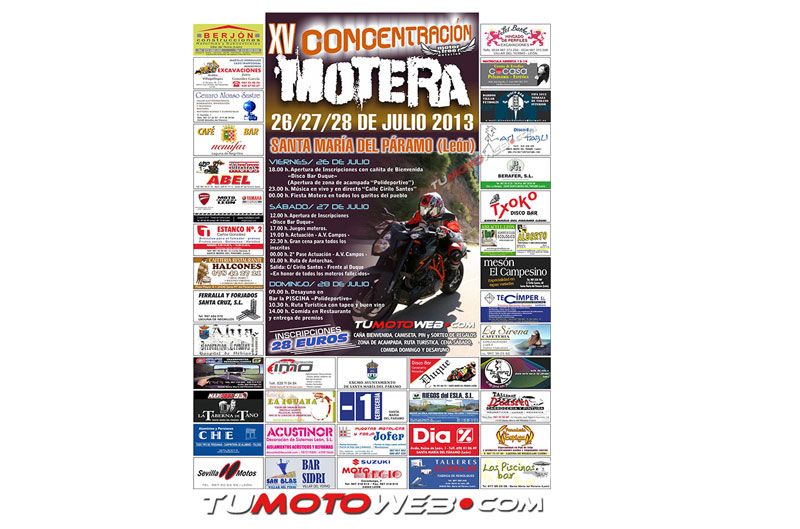 XV Concentración Motera Santa María del Páramo