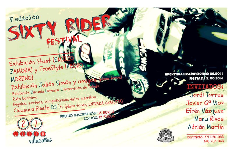 V Sixty rider festival