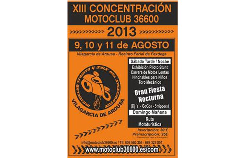 XIII CONCENTRACIÓN MOTOCLUB 36600