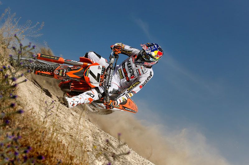 Prueba KTM 450 SXF de Jonathan Barragán