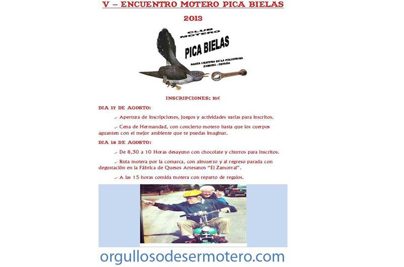 V Encuentro motero “Pica Bielas”