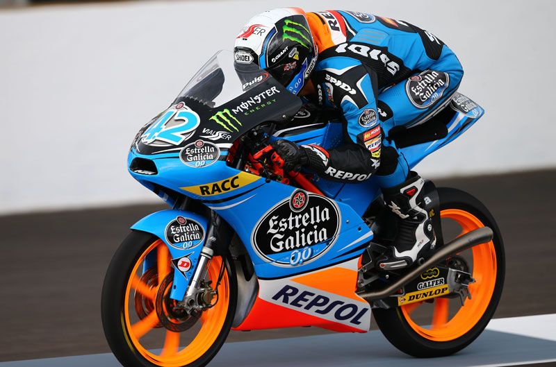 Alex Rins saldrá primero en el GP Indy de Moto3