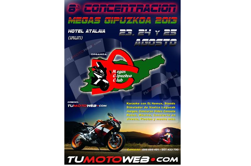 VIII Concentración Motera Megas Gipuskoa 2013