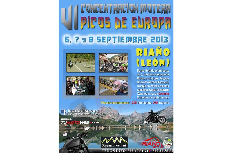 VI Concentración Motera Picos de Europa 2013
