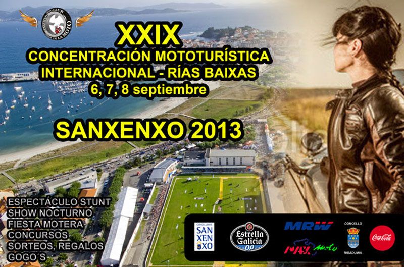 XXIX Concentración Mototurística Rías Baixas-Sanxenxo 2013