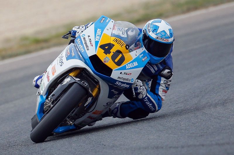 Román Ramos ejerce de líder en Moto2