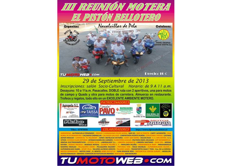 III Reunión Motera El Pistón Bellotero