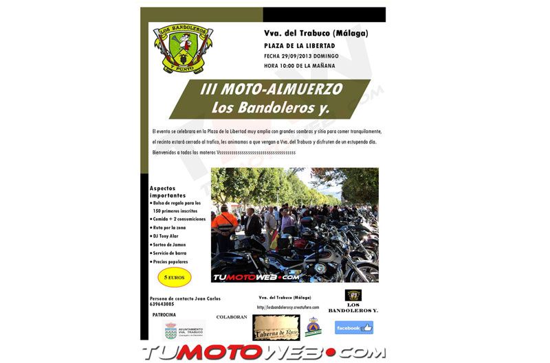 III Motoalmuerzo Los Bandoleros y punto