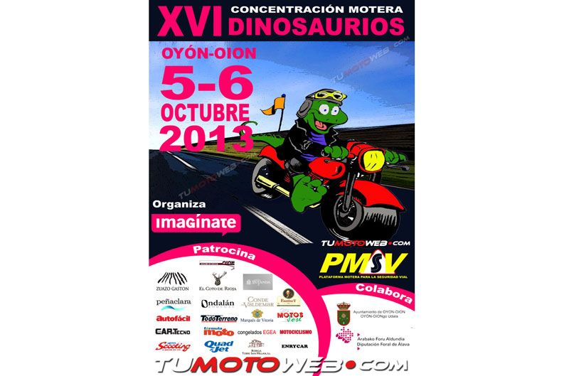 VXI Concentración Motera Dinosaurio