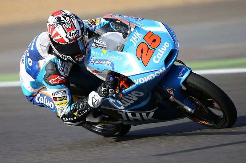 Maverick Viñales, primero en el FP1 del GP de Aragón