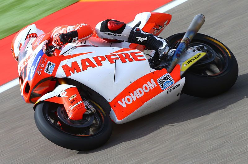 Nico Terol, primero en los entrenamientos de clasificación en MotorLand