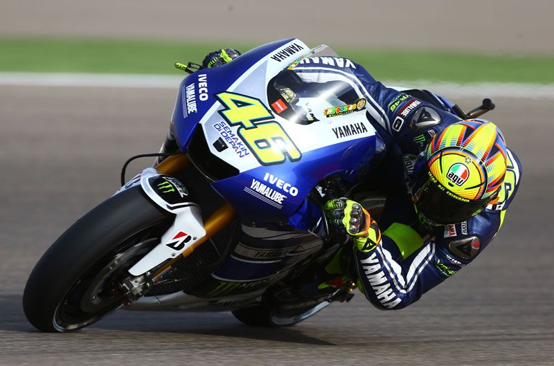 Valentino Rossi termina el FP3 con el mejor tiempo