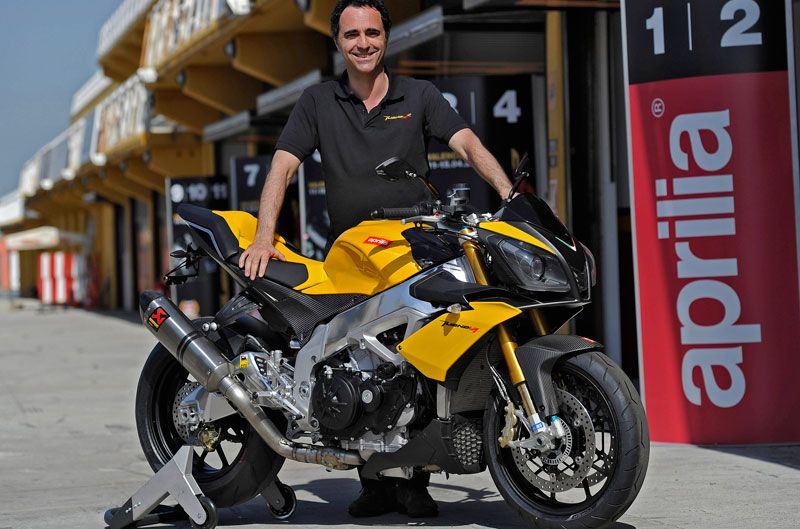 Romano Albesiano, responsable de las actividades deportivas de Aprilia