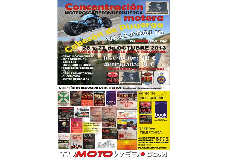 Concentración Motera Cabezón de Pisuerga 2013