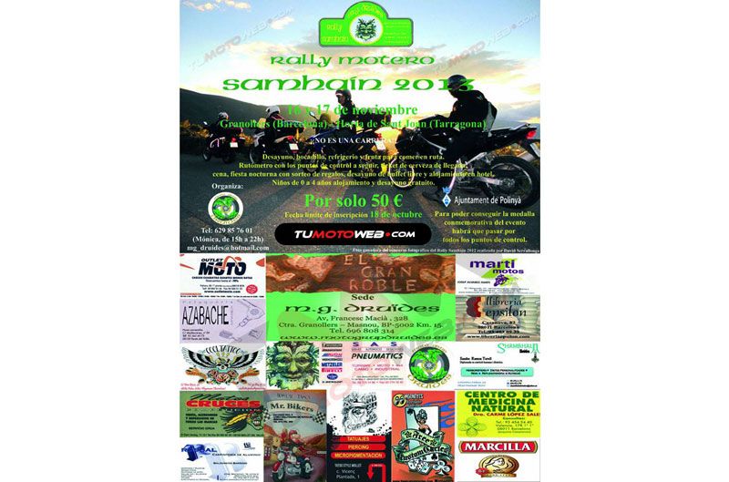 Rally motero Samhaín 2013