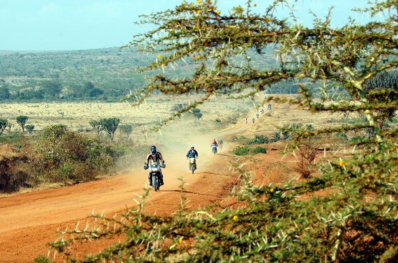 Viaje en moto por Kenia