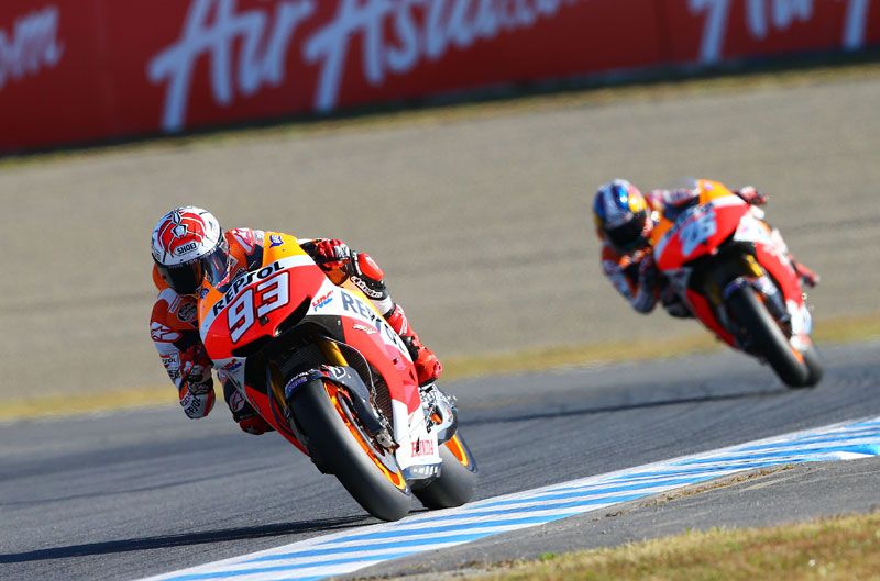 Marc Márquez termina la primera jornada como el más veloz