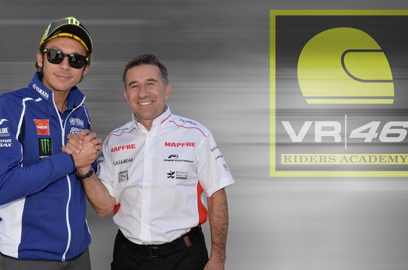 Aspar y Rossi se unen para promover el motociclismo base