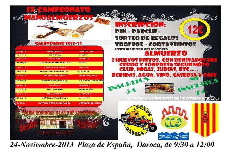III Almuerzo del IV Campeonato Mañoalmuerzo