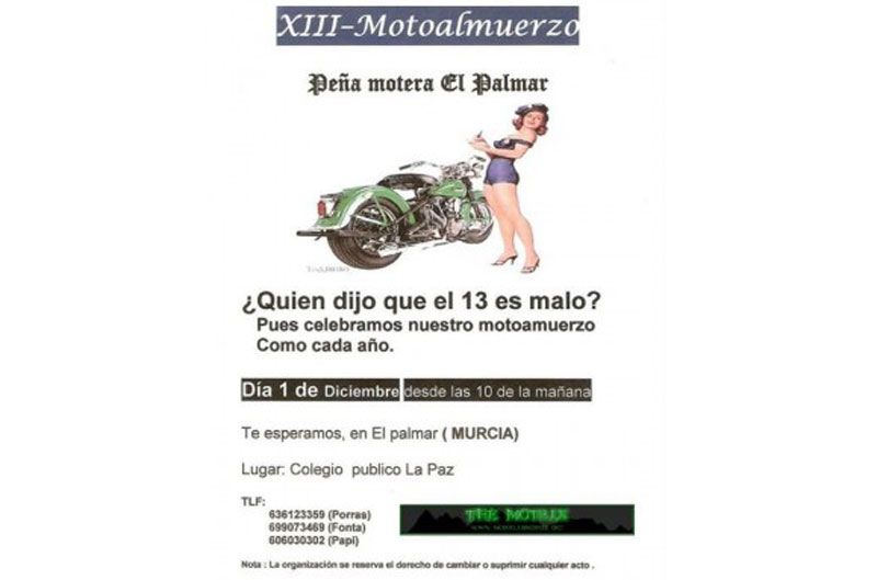 XIII Motoalmuerzo El Palmar