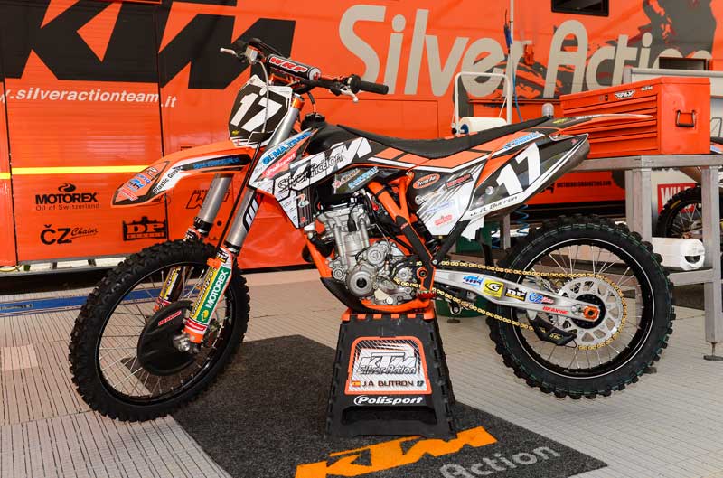 KTM 250 SFX Silver Action José Butrón