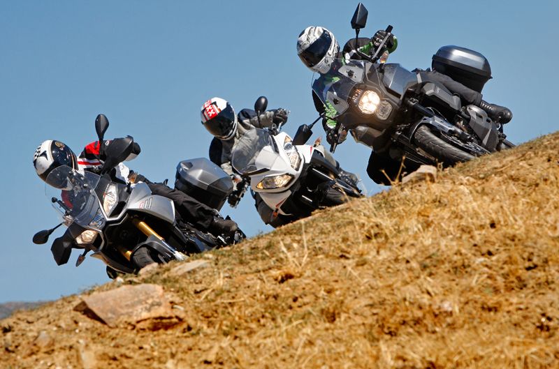 Comparativa trail: Aprilia, Kawasaki y Triumph