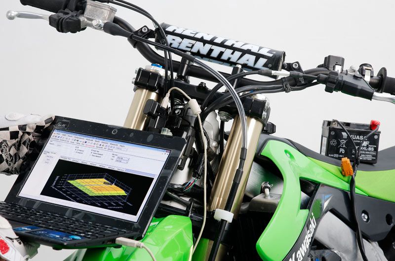 Configuración mapa de motor Kawasaki KXF