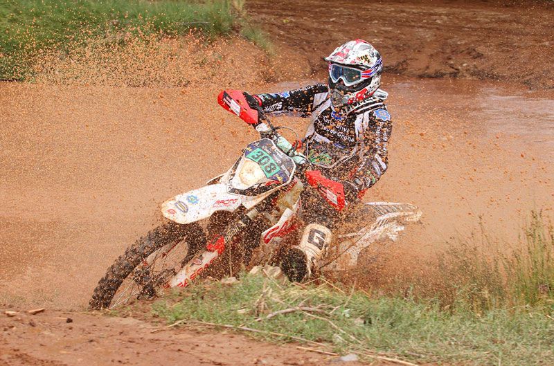 Dani Oliveras con Gas Gas en el Dakar 2014