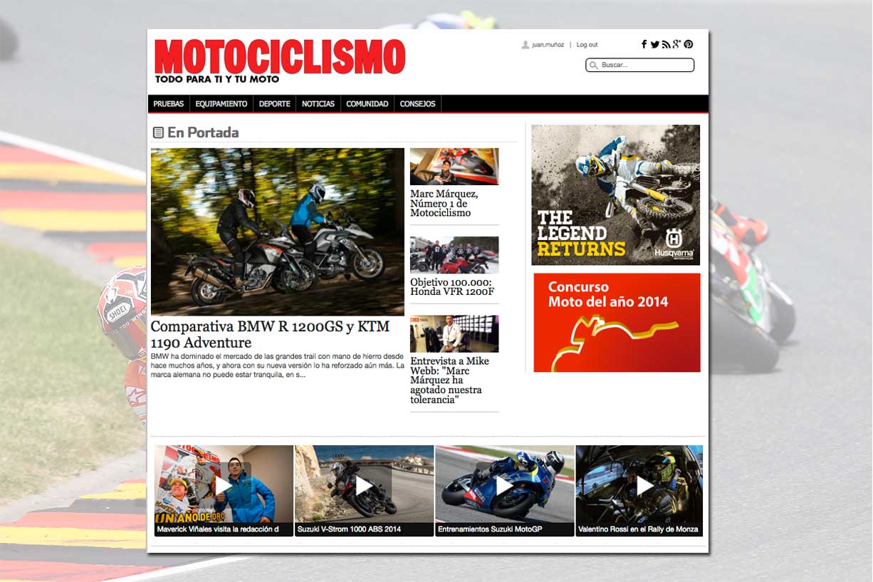Nueva web de Motociclismo