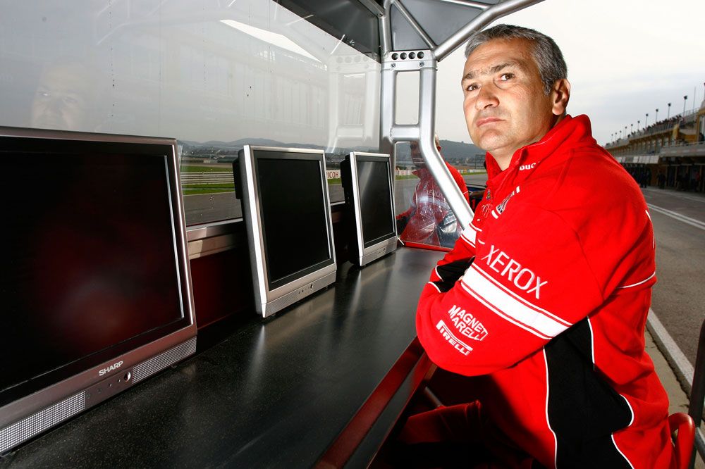 Davide Tardozzi, con Ducati en MotoGP