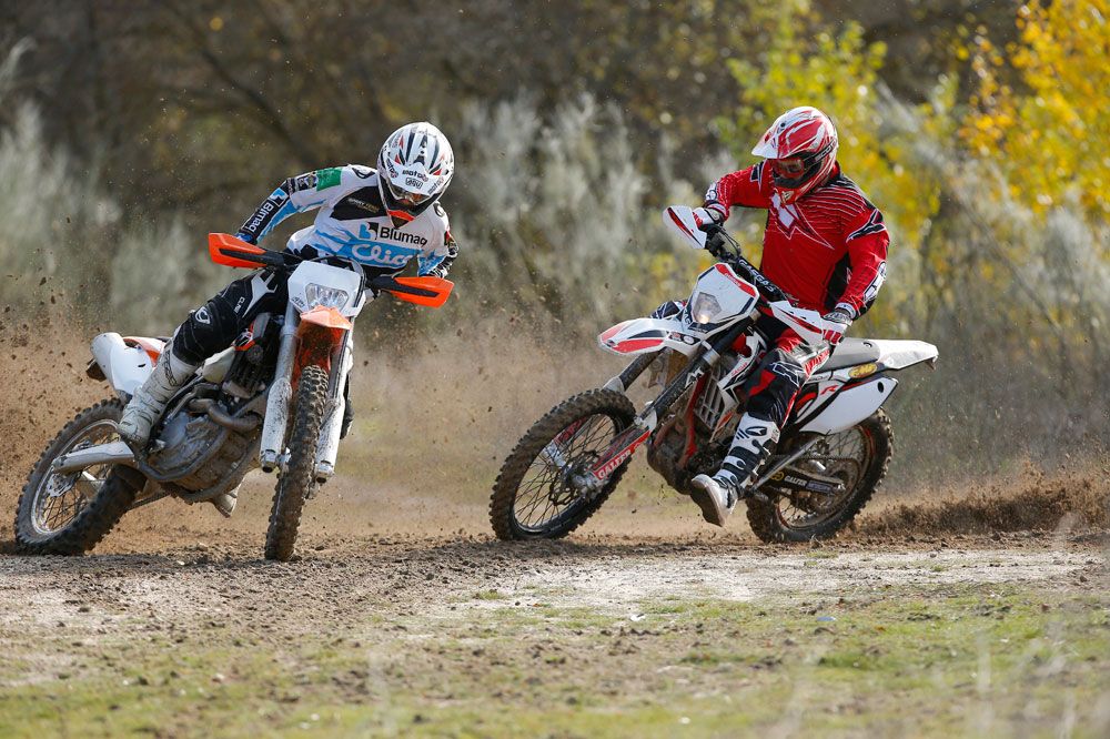 Comparativa enduro 450: KTM 450 EXC VS Gas Gas EC 450 F Racing