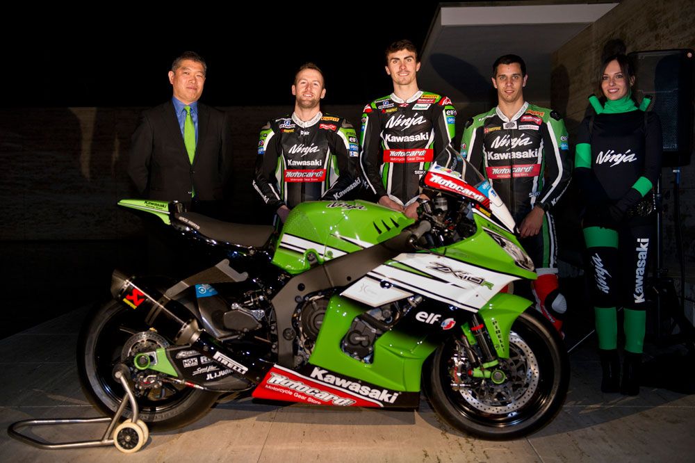 Se presenta el equipo Kawasaki de SBK