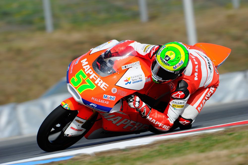 Eric Granado, con el Team Calvo en Moto3