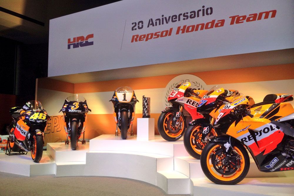 El Repsol Honda Team celebra su 20 aniversario