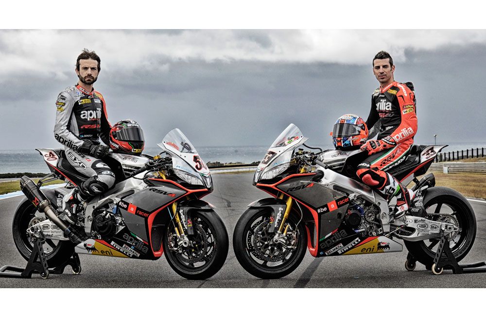 Aprilia, la nueva flecha plateada de SBK