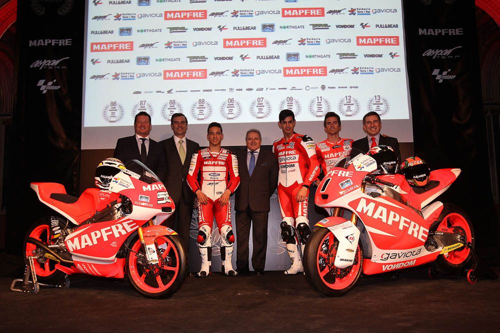 Valencia acoge la presentación del Mapfre Aspar Team